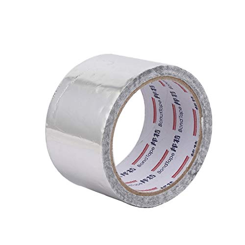 Lon0167 Klebeband aus Aluminiumfolie, 50 mm breit, 17 m, zuverlässige Wirksamkeit mit leitfähigem Klebstoff (ID: b67 83 0a 159) von FIYA