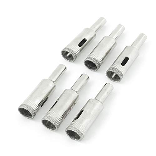 New Lon0167 17mm langer Vorgestellt Schaft 12mm Schnittdurchmesser zuverlässige Wirksamkeit Glasfliese Lochsäge 6 Stck(id:0fe 1c 3e 856) von FIYA