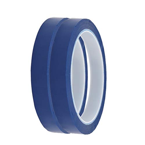 New Lon0167 2 Stück 15mm Breite 164ft Länge einseitig elektrisch isoliert Klebeband blau(2Pcs 15mm Breite 164ft Länge Einseitig elektrisch isoliertes Klebeband Blau) von FIYA