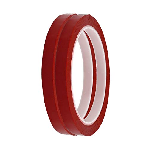 New Lon0167 2 Stück 8mm Breite 164ft Länge einseitig elektrisch isoliert Klebeband rot(2Pcs 8mm Breite 164ft Länge einseitig elektrisch isoliertes Klebeband rot) von FIYA