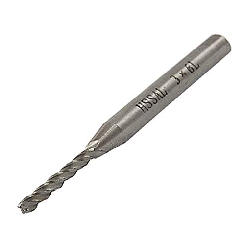 New Lon0167 3/25" x 15/64" 4 Spanrillen Gerade Bohrloch Endmühle C-utting Tool (3/25' 'x 15/64' '4-Nuten-Schaft-Schaftfräser) von FIYA