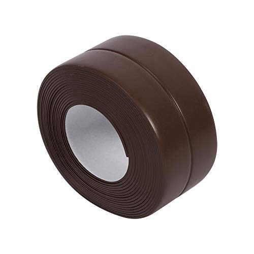 FIYO 3,2 m wasserdichtes Klebeband Dichtungsband für Küche, Bad, Toilette (22mm x 3.2m - Braun) von FIYO