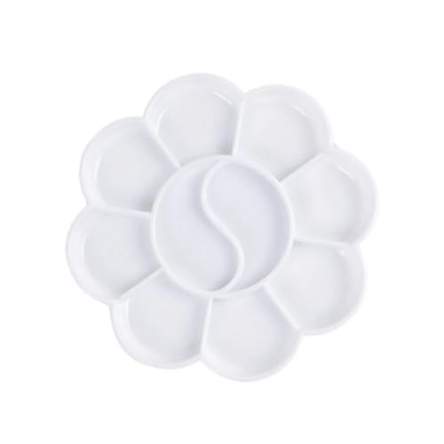 FJIXUO Mischpalette 5 Stück, 8 Zellen, Farbtablett, Künstler-Aquarell-Farbbehälter, Kunst-Farbkasten, DIY FJIXUO Mischpalette 5 Stück, 8 Zellen, Farbtablett, Künstler-Aquarell-Farbbehälter, Kunst-Farbkasten, DIY von FJIXUO
