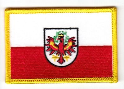 Aufnäher Patch Österreich - Tirol Fahne Flagge FLAGGENMAE® von FLAGGENMAE