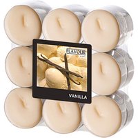 18 FLAVOUR by GALA Teelichter creme Vanilla von FLAVOUR by GALA