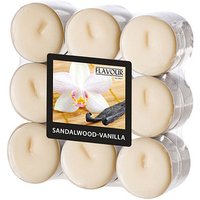 18 FLAVOUR by GALA Teelichter elfenbein Sandelwood-Vanilla von FLAVOUR by GALA