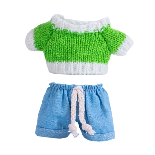 FLCPJGV 15cm Mode Puppe Kleidung Nette Puppe Kleidung Mädchen Puppe Outfits DIY Puppe Kleidung Spielzeug Mädchen Geschenk, GrÜn von FLCPJGV