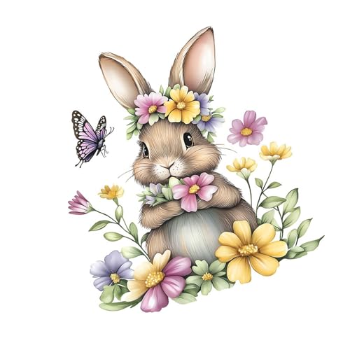 FLCPJGV Easter Kaninchen Wandtaste Fensteraufkleber 26x29cm für Kindergartenzubehör von FLCPJGV