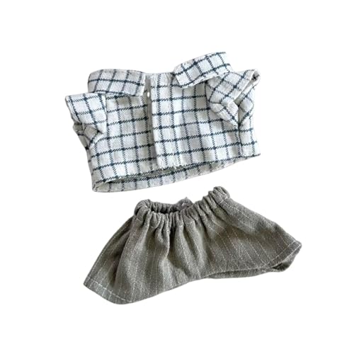 FLCPJGV Kleidung für Mini Puppen, 6 Zoll, Puppenhosen Und Outfits für Kinder, GrÜn, 2 StÜck von FLCPJGV