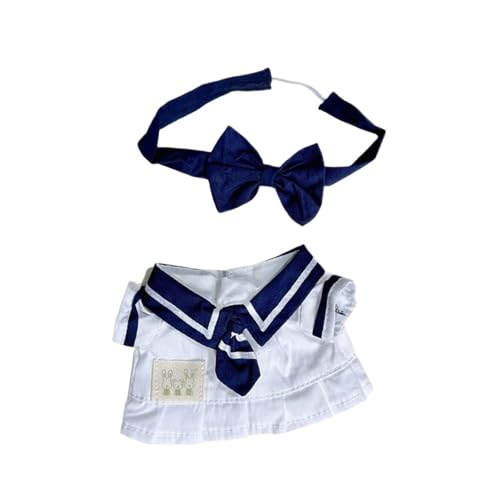 FLCPJGV Mode Puppe Uniform Set Süße Kleidung für 20cm Puppe Kleine Mädchen Geschenk von FLCPJGV