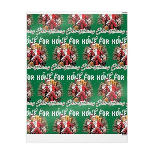 FLKWOP 1 x Weihnachts-Geschenkpapier-Bogen für Frohe Weihnachten, Bastelgeschenke, Dekoration, Geschenkpapier, Urlaubsbox von FLKWOP