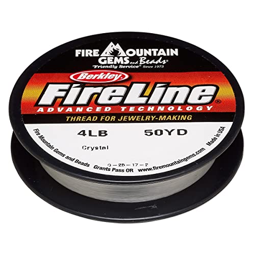 Berkley FireLine Geflochtenes Perlenfaden, 1,8 kg, transparent, 0,13 mm, 45,7 m von FMG