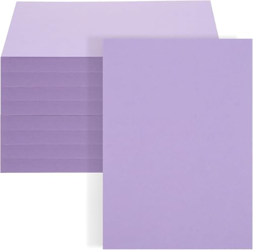 Kartonpapier, 10,2 x 15,2 cm, Violett, 200 Blatt von FOBSME