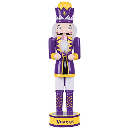 FOCO Minnesota Vikings NFL Nussknacker Holzfigur 35cm von FOCO