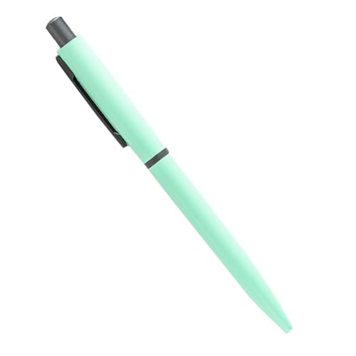 Nachfüllbarer Klick-Kugelschreiber, Metall-Kugelsc 1 stücke Druckkugelschreiber Metall Rollerball Stifte 1,0 Rundspitze Schwarz Tinte Gel Tinte Stifte Fließend Schreiben Stift(Green) von FOELANNE