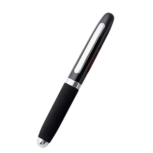 Nachfüllbarer Klick-Kugelschreiber, Metall-Kugelsc 1 stücke Luxus Metall Kugelschreiber Fließend Schreiben Rollerball Stifte Elegante Gel Tinte Stifte for Business Büro Schreiben Stift(Black) von FOELANNE