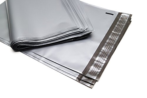 100 Folienmailer® Versandbeutel Silber C4: Bunte Folien-Versandtaschen 250x350mm aus LDPE Coex Folie, selbstklebend und undurchsichtig von Folienmailer