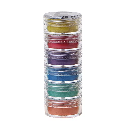 1 Set Handgemachte Kosmetische Grade Perlglanz Natürliche Mineral Pulver Epoxidharz Farbstoff Perle Pigment Für Kerze Seife von FOLODA