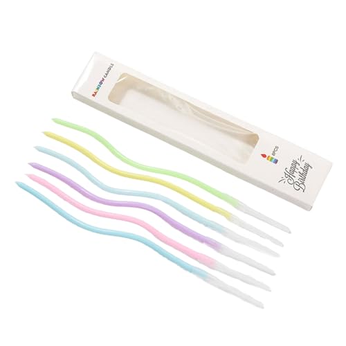 6pcs Mehrzweckkrümmungsgelenk Mit Mehrfarbiger Kuchenkerze Für Geburtstag Und Party Decors Verbesserung 6pcs Mehrzweckkrümmungsgelenk Mit Mehrfarbiger Kuchenkerze Für Geburtstag Und Party Decors Verbesserung von FOLODA