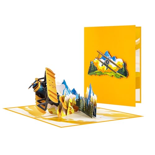FOLODA 3D Popup Flugzeug Geburtstag Vatertag Männer Grußkarte Für Ehemann Sohn Opa Mit Umschlag FOLODA 3D Popup Flugzeug Geburtstag Vatertag Männer Grußkarte Für Ehemann Sohn Opa Mit Umschlag von FOLODA