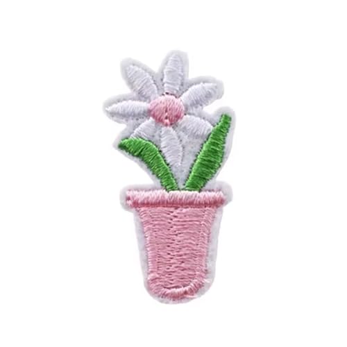 FOLODA Gestickte Flecken Blumen Reparaturflecken Eisen Auf Flecken Applique Flecken Nähen Flecken Für Kleiderbeutel Nähen von FOLODA