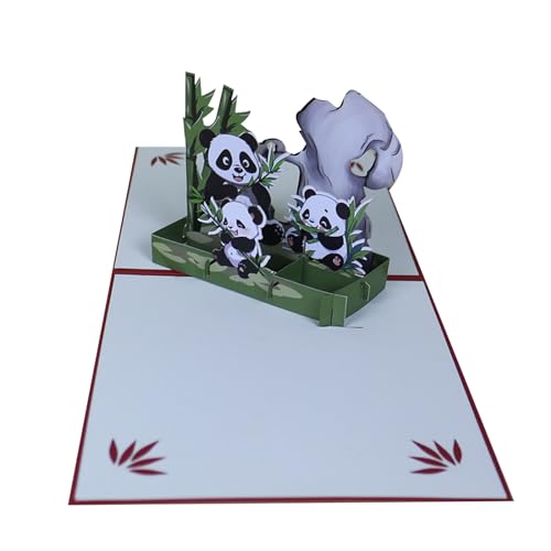 FOLODA Panda Popup Card Panda Popup Greetings Cards Geschenkkarten Mit Umschlag Und Notecards Für Geburtstagsabschlusspartykarte FOLODA Panda Popup Card Panda Popup Greetings Cards Geschenkkarten Mit Umschlag Und Notecards Für Geburtstagsabschlusspartykarte von FOLODA