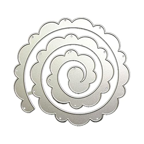 FOLODA Stanzschablone, Spitze Blume Metall Stanzformen Schablone DIY Scrapbooking Album Papierkartenvorlage Form Prägung Handwerk Fotoherstellung von FOLODA