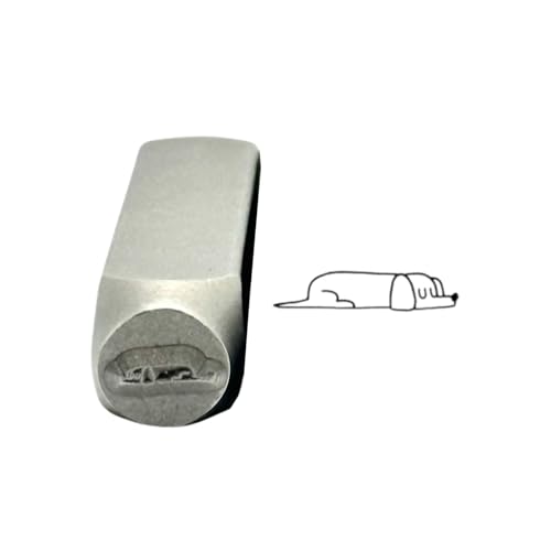 Metalldesign Stempel Stanzwerkzeug Komplizierte Metallstempel Mit Hund Zum Erstellen Von Schmuck Und Basteldesigns von FOLODA