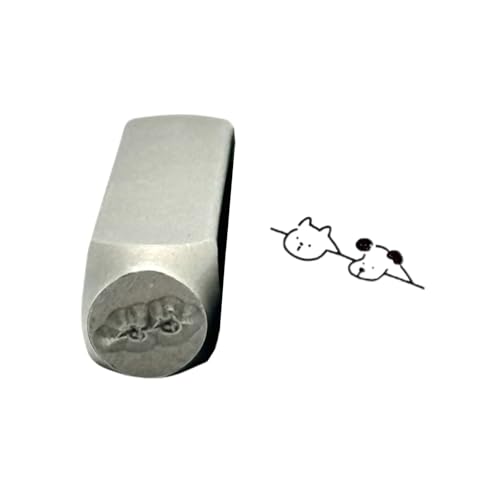 Metalldesign Stempel Stanzwerkzeug Komplizierte Metallstempel Mit Hund Zum Erstellen Von Schmuck Und Basteldesigns von FOLODA