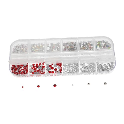 FOMIYES 1 Box Strass Nagel Charms DIY Nail Art Maniküre Dekoration Nagel Strass Kit Nägel Strasssteine ​​Nail Art DIY Zubehör Maniküre Zubehör von FOMIYES