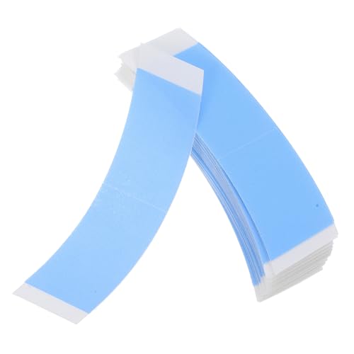 FOMIYES 1 Packung Haarverlängerungsband Spitzenband Leitung doppelt Klebstoffentferner Haarteil doppelseitiges Klebeband für Kleidung Clips Blau Goo perücken professionelles Klebeband Blue von FOMIYES