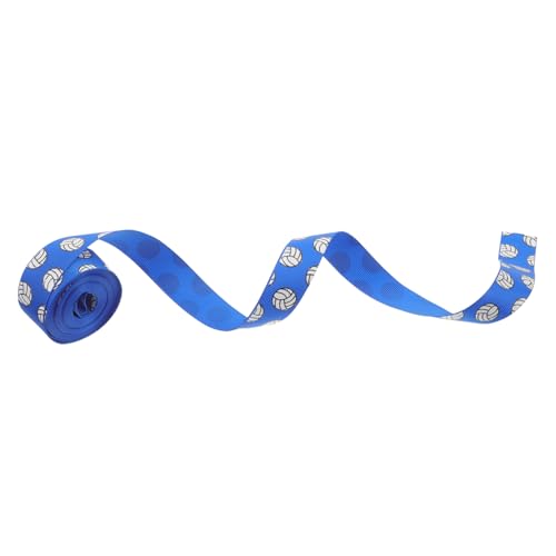 FOMIYES 1 Rolle Volleyballband Geschenkband Selber Machen Dekoratives Verpackungsband Handgefertigtes Band Dekoratives Band Blumenstrauß Liefert Multifunktionsband Polyester Blue von FOMIYES