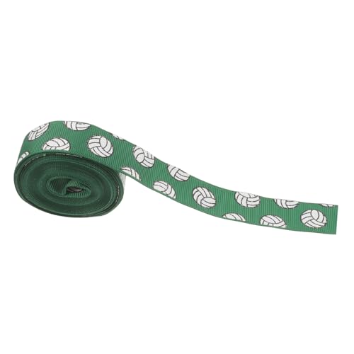 FOMIYES 1 Rolle Volleyballband seidenband ribbon römerwickelband geschenksband ripsband Band zum Basteln elegantes Band dekoratives Band Blumenstrauß liefert Schleife Polyester Dark Green von FOMIYES