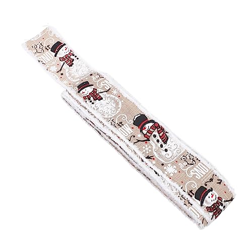 FOMIYES 1 Rolle Weihnachtsband Weihnachtsbastelband künstliches Sackleinenband Sackleinen-Bastelband ribbon bandfeile weihnachtsverpackungsband Geschenkverpackungsstreifen feines Leinen von FOMIYES