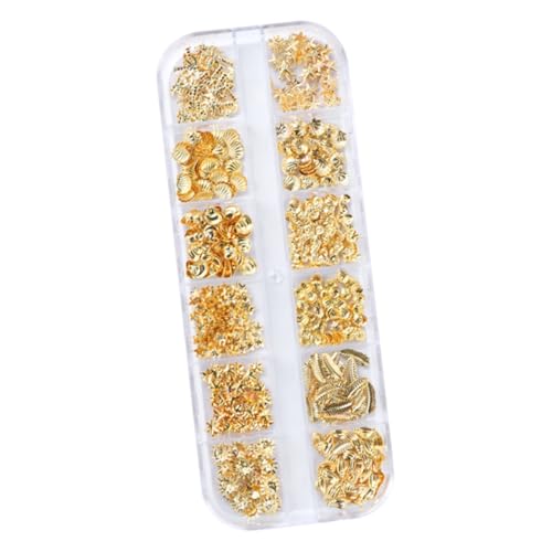 FOMIYES 1 Schachtel Metallische Nagel Patches Seestern Maniküre Aufkleber Dekoration für Damen Gold für Kreative Nagelkunst und Vielseitige Anwendungen FOMIYES 1 Schachtel Metallische Nagel Patches Seestern Maniküre Aufkleber Dekoration für Damen Gold für Kreative Nagelkunst und Vielseitige Anwendungen von FOMIYES