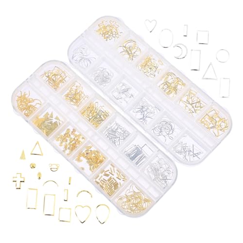 FOMIYES 2 Sätze Nail-art-zubehör Schlüsselanhänger-kit Werkzeuge Zur Herstellung Von Armbändern Kettenverschluss Kit Zur Schmuckherstellung Aufkleber Zinklegierung Silver 2 Boxen * 2 von FOMIYES