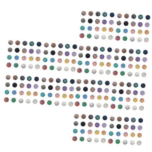 FOMIYES 3 Sätze Cabochons Aus Harz Schmuckherstellung Schmuck Machen Diy Schmuckzubehör Edelsteine Schmuckzubehör Selber Machen Strass Selber Machen Runde Cabochons 100 Stück * 3 von FOMIYES