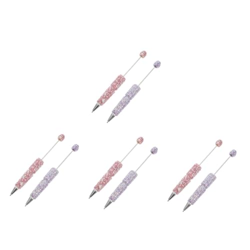 FOMIYES 4 Sätze 4 Sets Diamant Kugelschreiber Perlenstift Perlenstift Sets Mit Perlen Perlenstifte Mit Diamanten Auf Der Oberseite Riesiger Stift DIY Stiftherstellungsset 2 Stück * 4 von FOMIYES