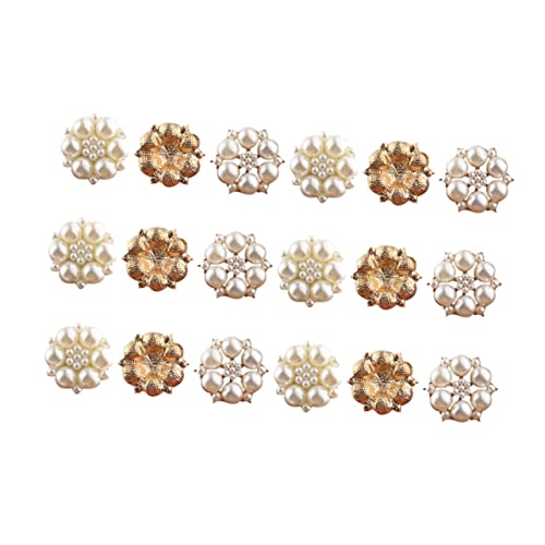 FONDOTIN 1 Stk. legierung brosche patch Goldringe für Frauen Zucht Stifte baumeln Barrettes brooches for women hochzeitshaar schmuck Perlen-Strass-Accessoires strassmaterial selber machen von FONDOTIN