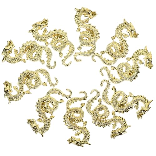 FONDOTIN 10 Stück Teiliges Nagelcharms aus Legierung für Damen Drachen Nail Art Dekorationen für DIY und Professionelle Maniküre Langlebig und für Besondere Anlässe FONDOTIN 10 Stück Teiliges Nagelcharms aus Legierung für Damen Drachen Nail Art Dekorationen für DIY und Professionelle Maniküre Langlebig und für Besondere Anlässe von FONDOTIN