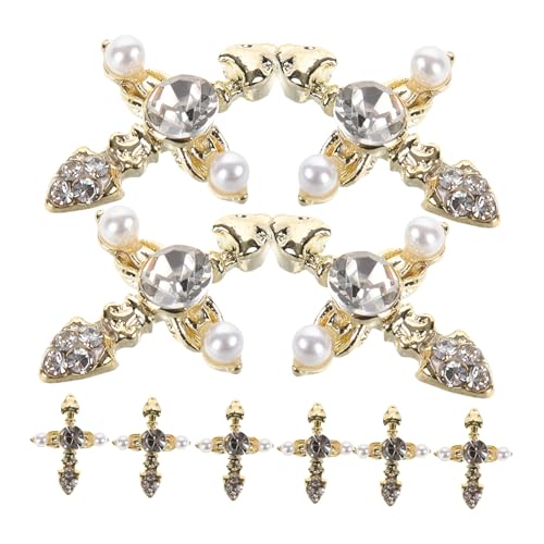 FONDOTIN 10Stücke Kreuz Nagel Charms Nageldekoration Schimmernde Kreuzanhänger für Kreative Nagelkunst für DIY Maniküre und Nagelstudios Geeignet für und Mädchen FONDOTIN 10Stücke Kreuz Nagel Charms Nageldekoration Schimmernde Kreuzanhänger für Kreative Nagelkunst für DIY Maniküre und Nagelstudios Geeignet für und Mädchen von FONDOTIN