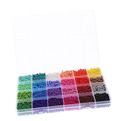 FONDOTIN 1Satz Glasperlen für DIY Armbänder Farben Handgefertigte Schmuckperlen Vielseitig Einsetzbar für Dekorationen Leicht Auffädelbar Zubehör FONDOTIN 1Satz Glasperlen für DIY Armbänder Farben Handgefertigte Schmuckperlen Vielseitig Einsetzbar für Dekorationen Leicht Auffädelbar Zubehör von FONDOTIN