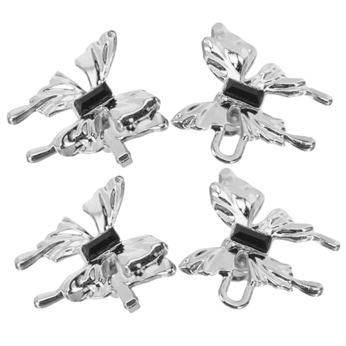 FONDOTIN 2Paare Verstellbare Taillenknöpfe für Jeans Dekorative Sicherheitsnadeln für Hosen Hochwertige Metallische Clips für Einfache Anpassung und Stilvolle Gestaltung von Kleidung FONDOTIN 2Paare Verstellbare Taillenknöpfe für Jeans Dekorative Sicherheitsnadeln für Hosen Hochwertige Metallische Clips für Einfache Anpassung und Stilvolle Gestaltung von Kleidung von FONDOTIN