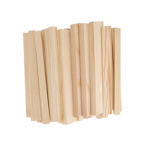 FONDOTIN 50pcs Handwerk DIY Accessoires DIY Materialien Holzstab DIY Accessoires von FONDOTIN