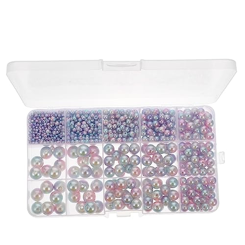 FONDOTIN DIY Schmuckperlen Fächer Imitierte Perlen für Armbänder Halsketten und Schmuckherstellung Leicht und Tragbar für DIY und FONDOTIN DIY Schmuckperlen Fächer Imitierte Perlen für Armbänder Halsketten und Schmuckherstellung Leicht und Tragbar für DIY und von FONDOTIN