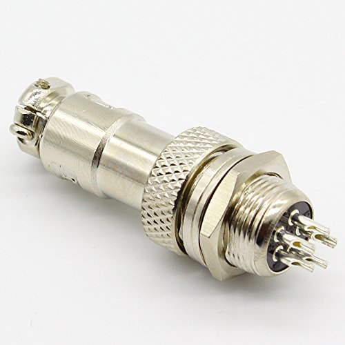 1pcs GX12 5 Pin Male & Female 12mm Wire Panel Connector L91 GX12 Circular Connector Socket von FOPURE