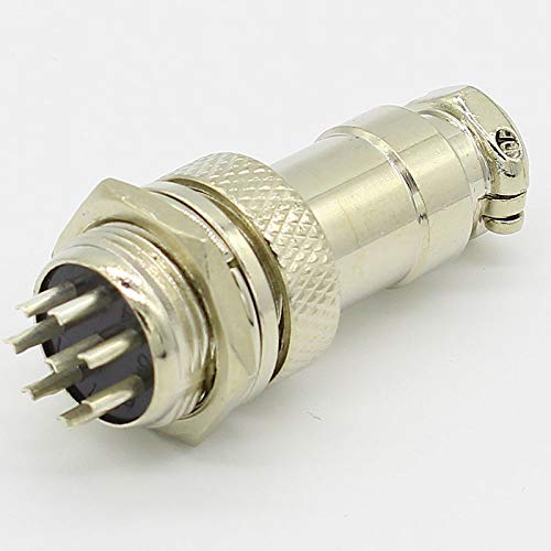 1set GX16 8 Pin Male Female Diameter 16mm Wire Panel Connector L76 Circular Connector Socket von FOPURE