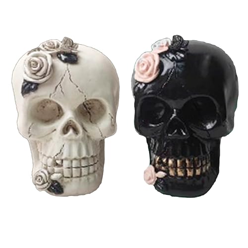 FORNOR 11223 Totenkopf mit Blumen von FORNOR