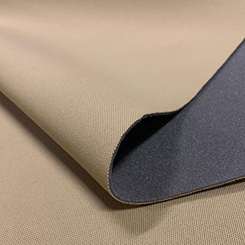 Himmelstoff Autostoff Polsterstoff Bezugsstoff kaschiert Farbe: Beige SAM555 von FORTIS