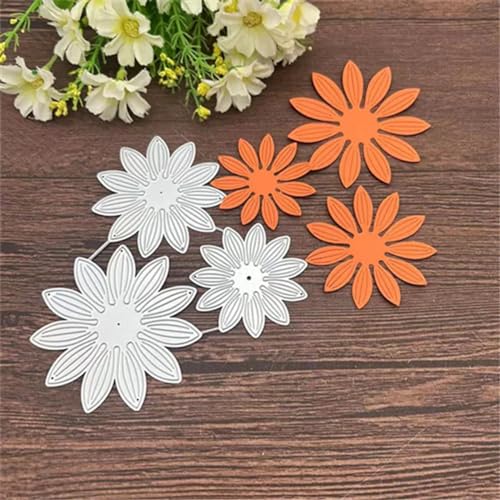 Stanzformen, Kartenherstellung, 11,9 x 11,5 cm, 3D-Blumen-Metall-Stanzformen für Scrapbooking, dekorative Prägung, Handarbeitsvorlage von FOSANGNANTU